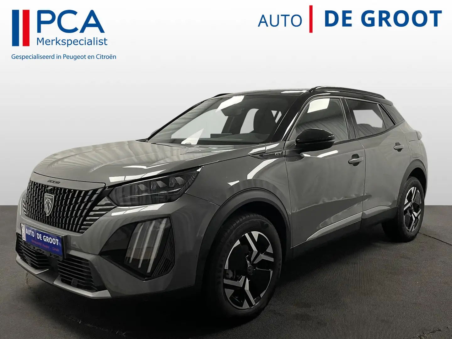 Peugeot 2008 GT 130pk Autom. Elektr.stoel+Massage | Alcantara | Grijs - 1