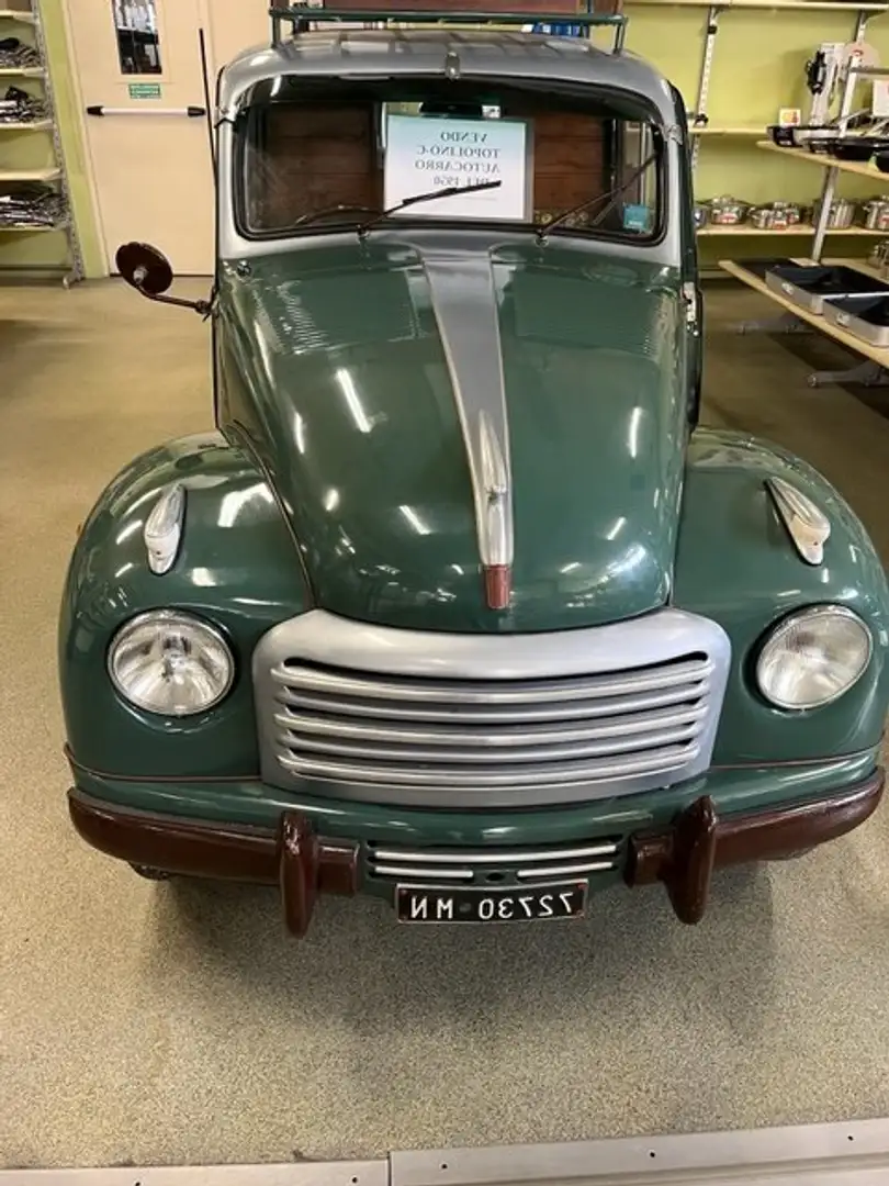 Fiat 500C Topolino autocarro Yeşil - 1