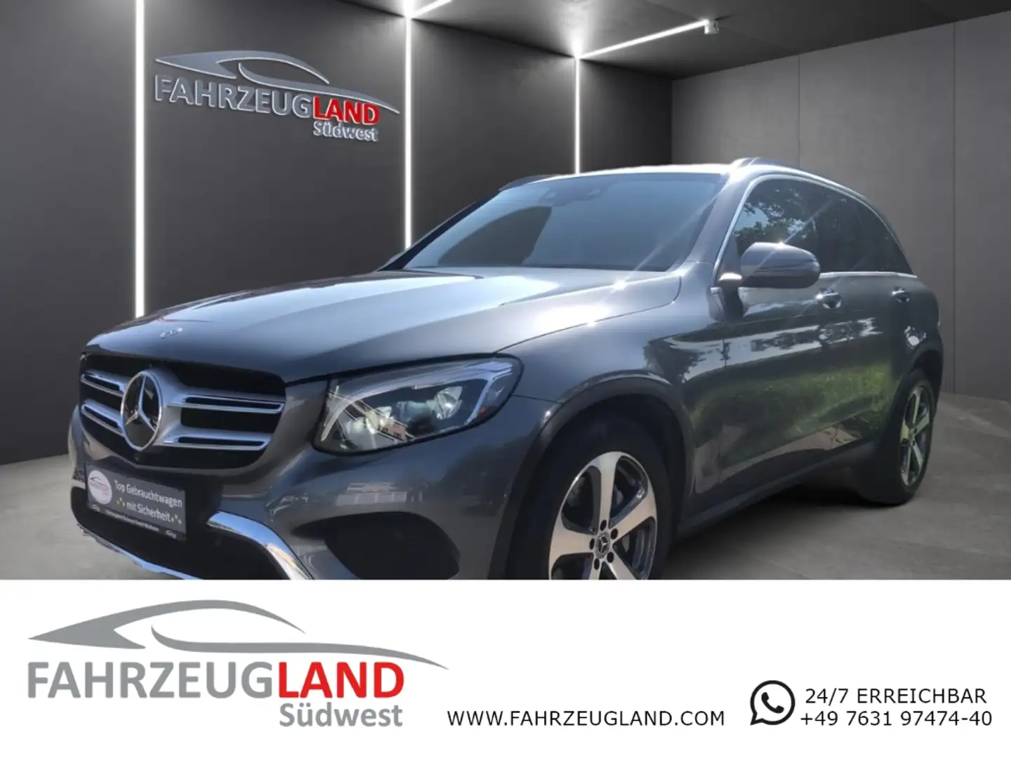 Mercedes-Benz GLC 350 d 4Matic AIRMATIC AMG Distronic Navi Keyless HLB r Šedá - 1
