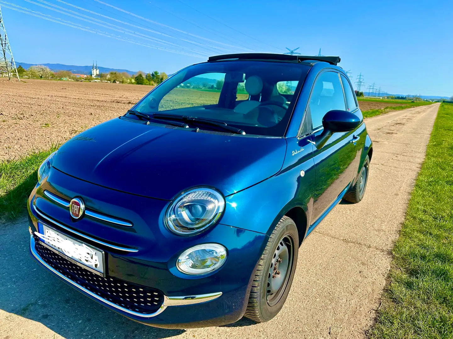 Fiat 500C 500 C 500 C 1.0 GSE N3 Hybrid Dolcevita Blau - 1