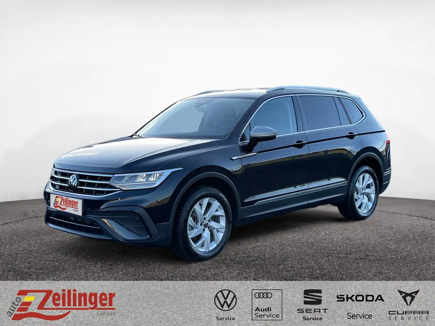 Volkswagen Tiguan Allspace Life 4Mo TSI DSG|7-S|AHK|eHECK Schwarz - 1