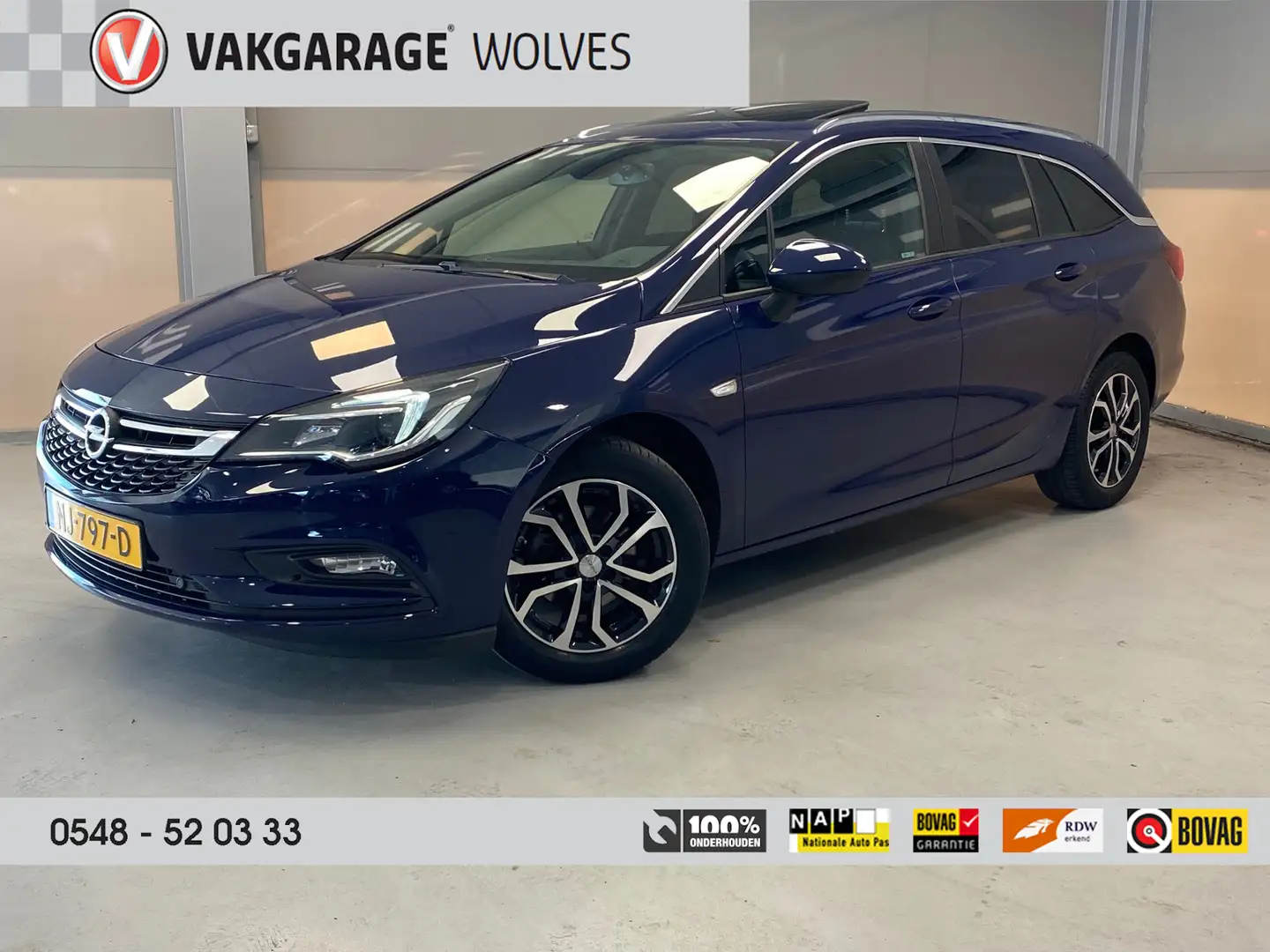 Opel Astra Sports Tourer 1.0 Online Edition | NAVI | CAMERA | Blauw - 1