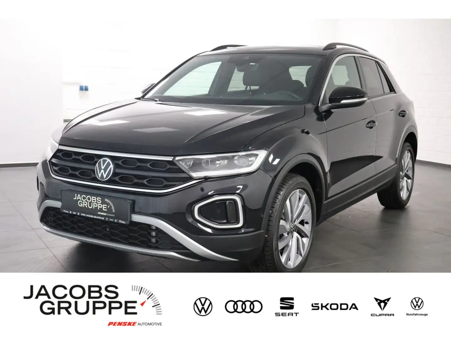 Volkswagen T-Roc 2.0 TDI Goal Navi,LED,PDC,ACC Schwarz - 1