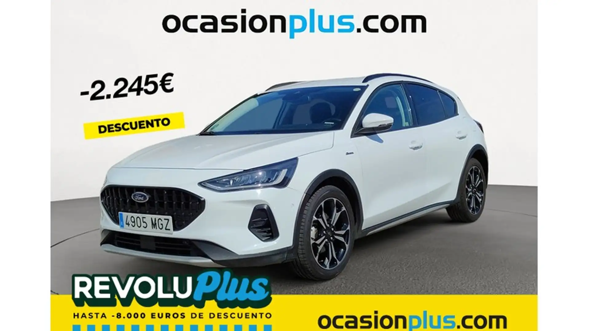 Ford Focus 1.0 Ecoboost MHEV Active 155 Blanc - 1