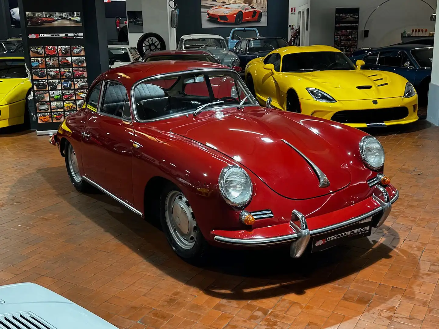 Porsche 356 SC MATCHING NUMBER - CONSERVATA-ITALIANA Rojo - 1