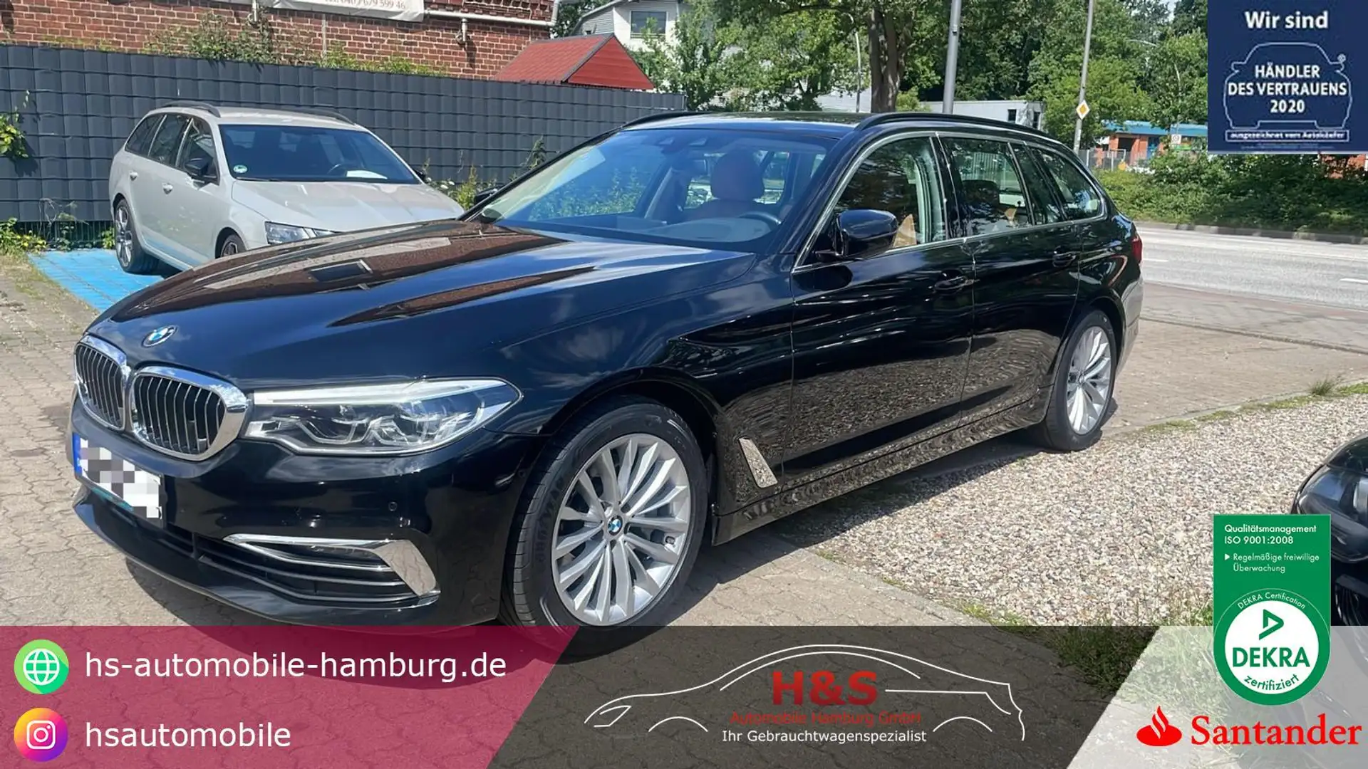 BMW 530 d xDrive Luxury Line Zwart - 1