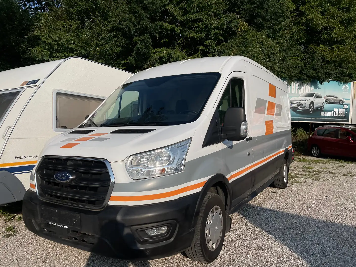 Ford Transit Kasten 2.0 EcoBlue Weiß - 1
