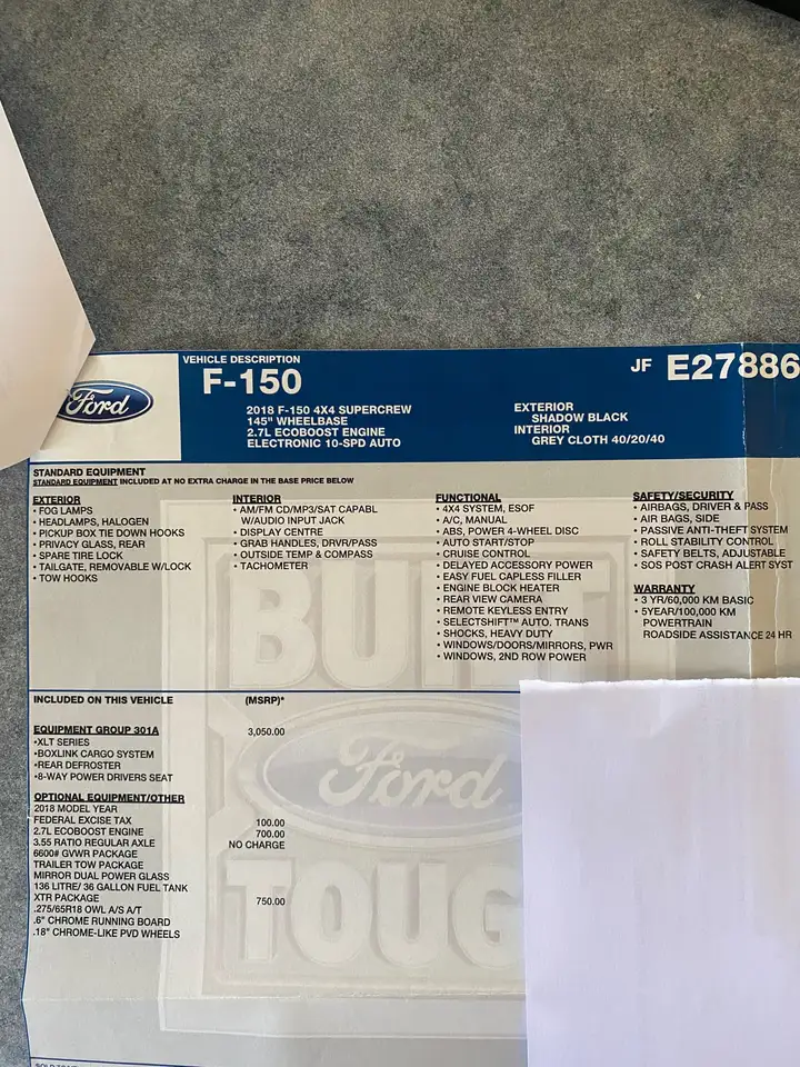2018 Ford F 150