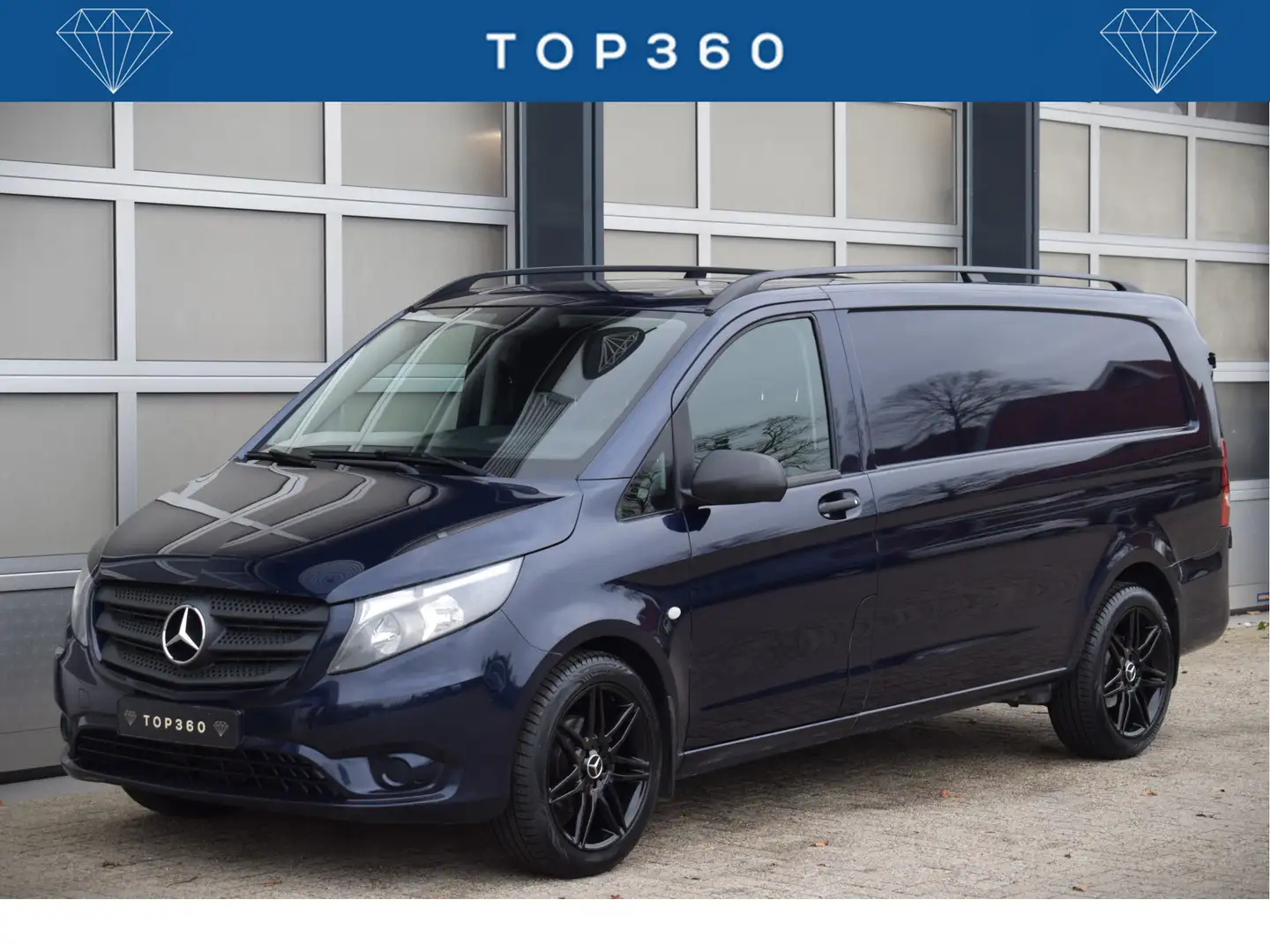 Mercedes-Benz Vito 114 CDI Extra Lang Donkerblauw Metallic! | Trekhaa Blau - 1