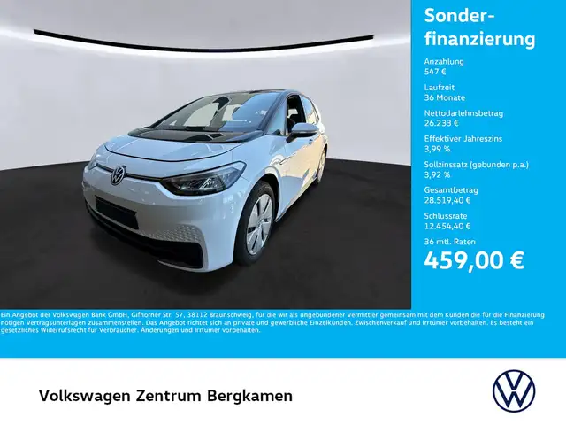 2023 Volkswagen Id.3 in White for sale