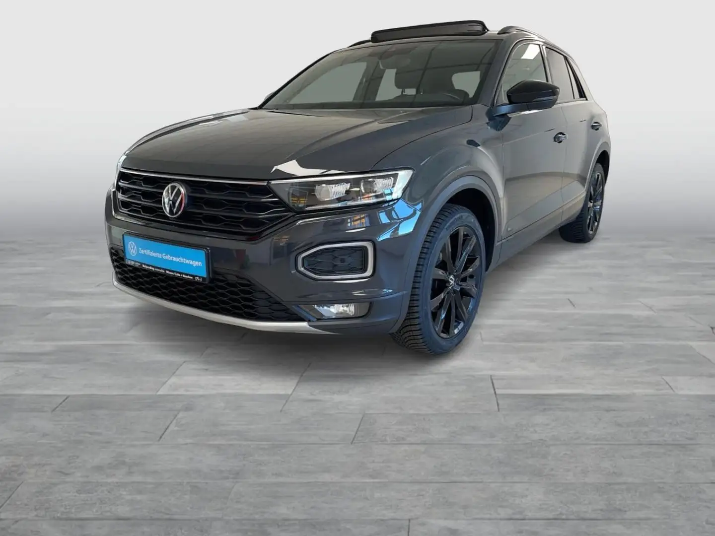 Volkswagen T-Roc 1.5 TSI DSG Sport BlackStyle Bluetooth Navi Gris - 2