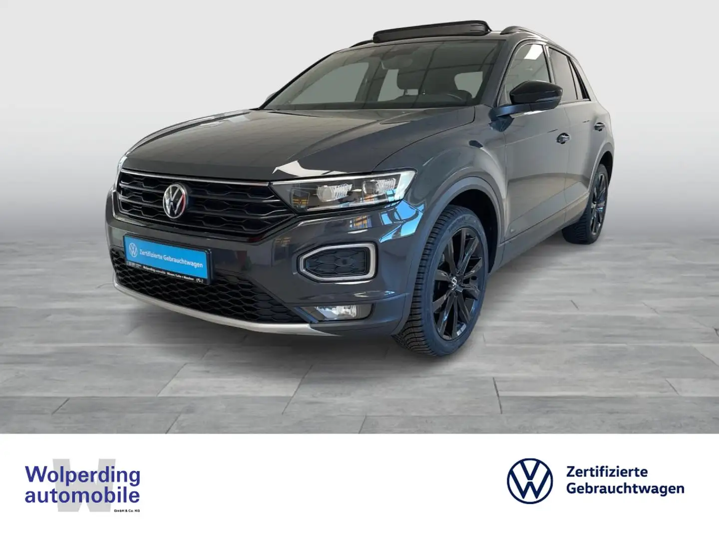 Volkswagen T-Roc 1.5 TSI DSG Sport BlackStyle Bluetooth Navi Gris - 1