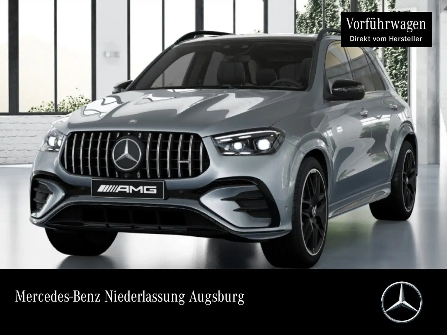 Mercedes-Benz GLE 53 AMG GLE 53 HYBRID 4M NIGHT+PANO+360+AHK+MULTIBEAM+HUD Argintiu - 1