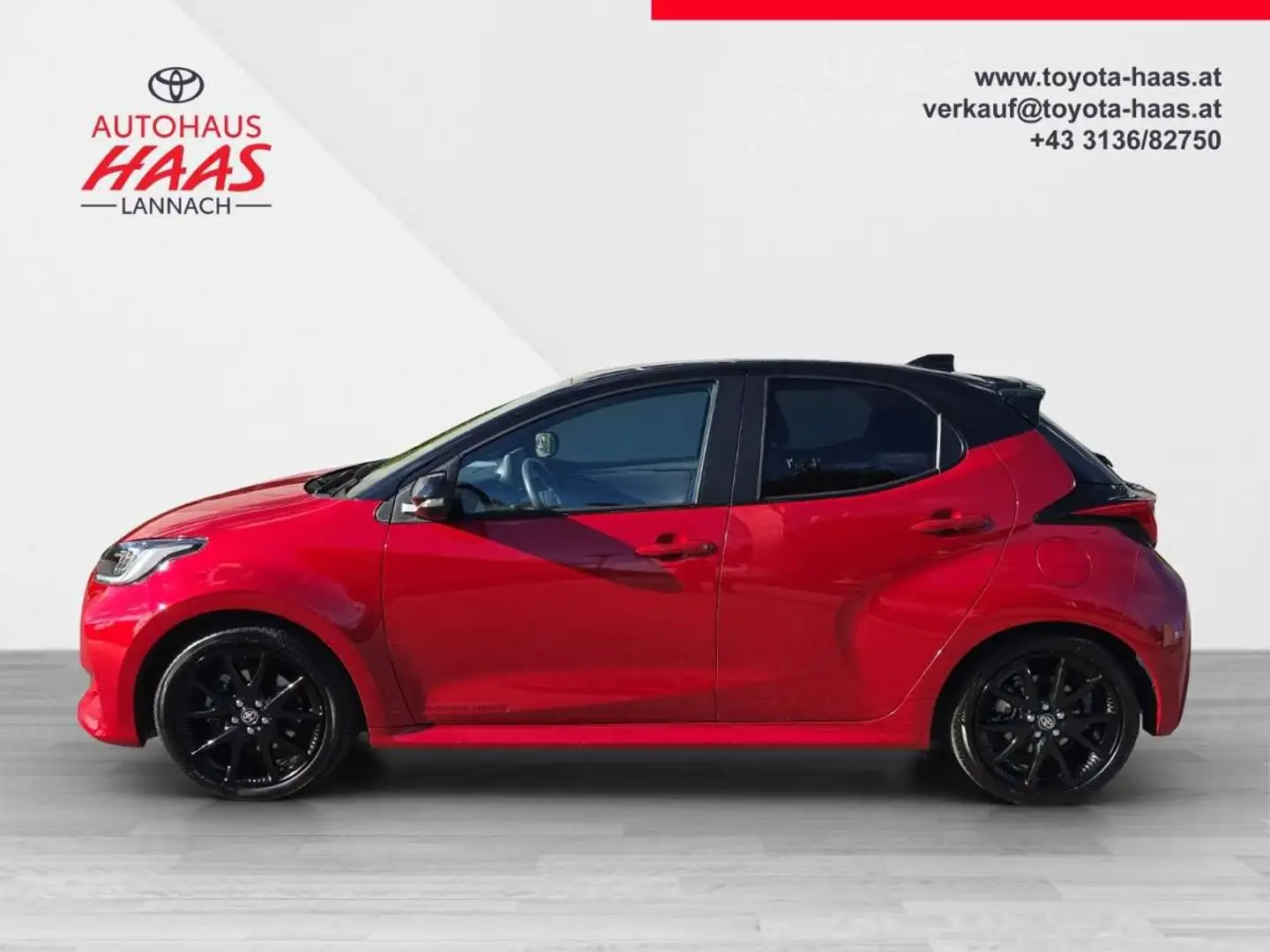 Toyota Yaris 1,5 VVT-i Hybrid Style+Technikpaket Rot - 2