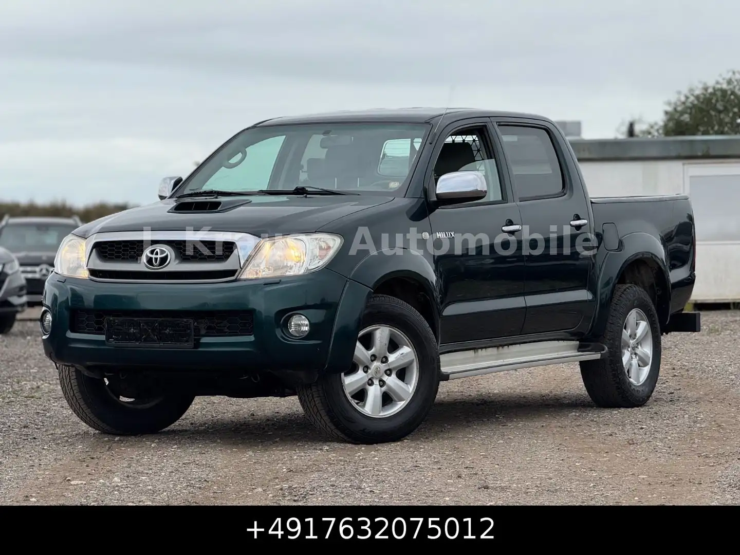 Toyota Hilux Double Cab 3.0 D-4D 4x4 Aut. Nav Klimaaut. Grün - 1