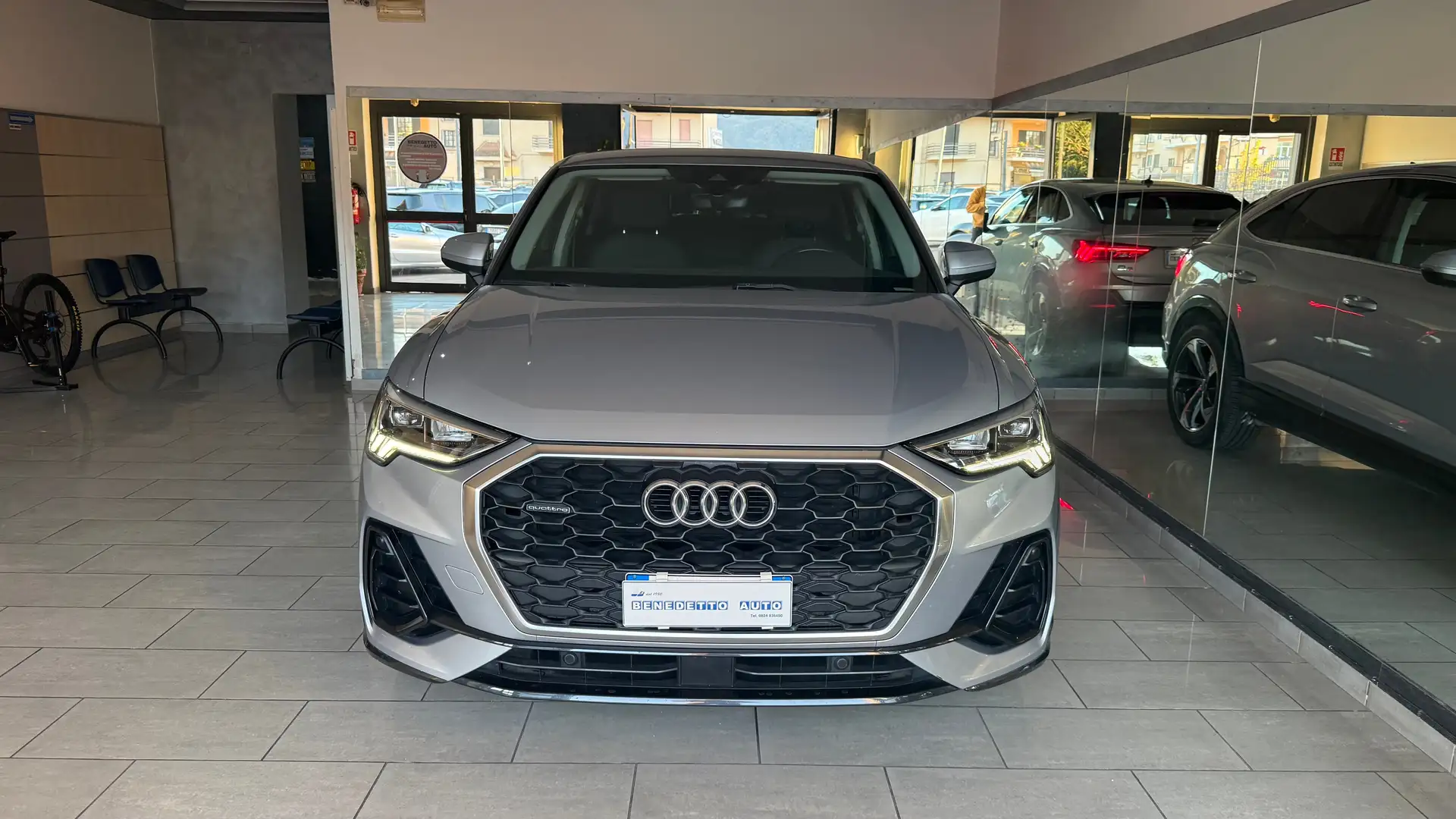 Audi Q3 Sportback 35 2.0 tdi Plus quattro s-tronic Zilver - 1