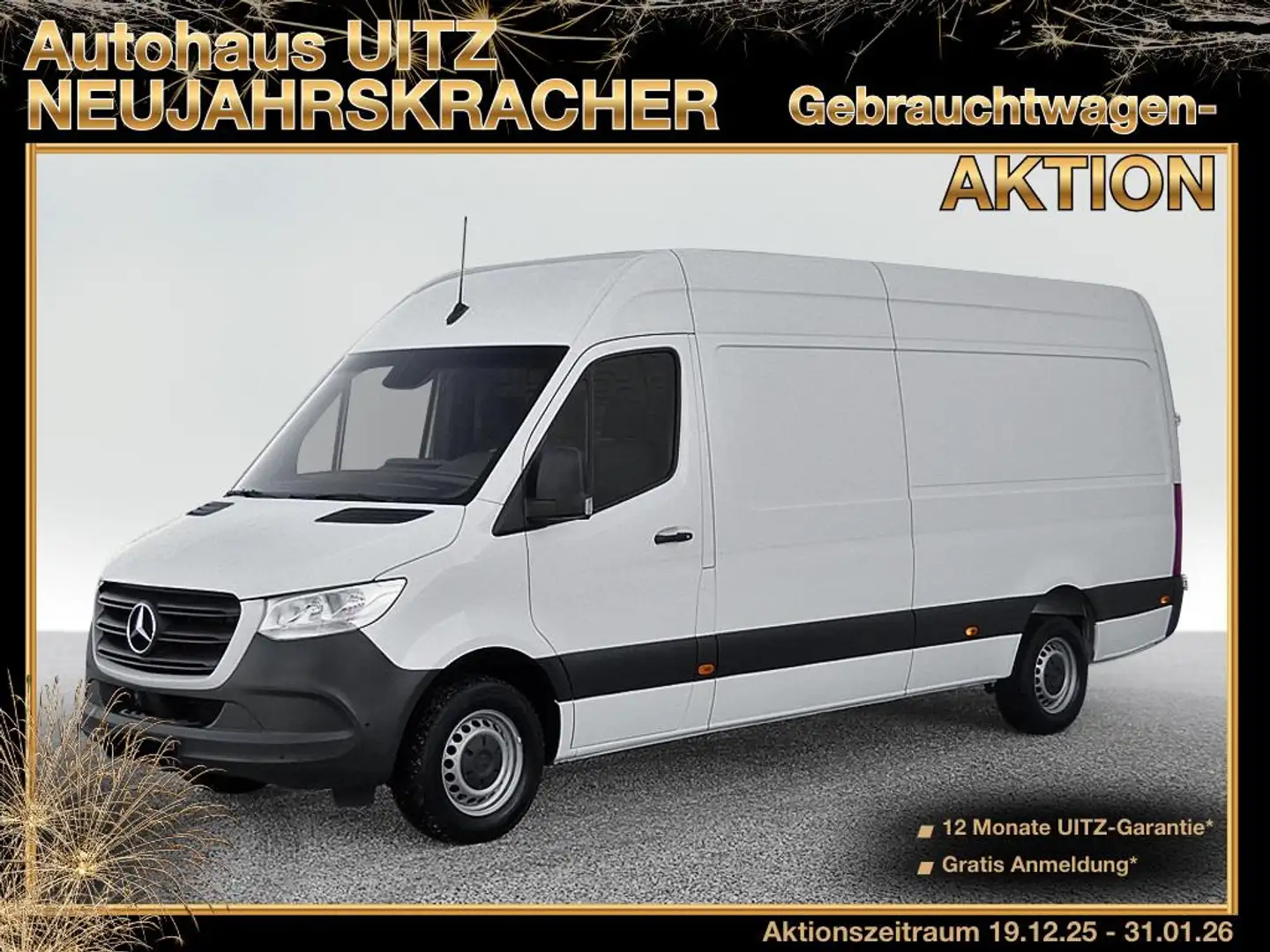 Mercedes-Benz Sprinter 317 CDI KA HD Lang +AHK+Temp+Rfk+MBUX Weiß - 1
