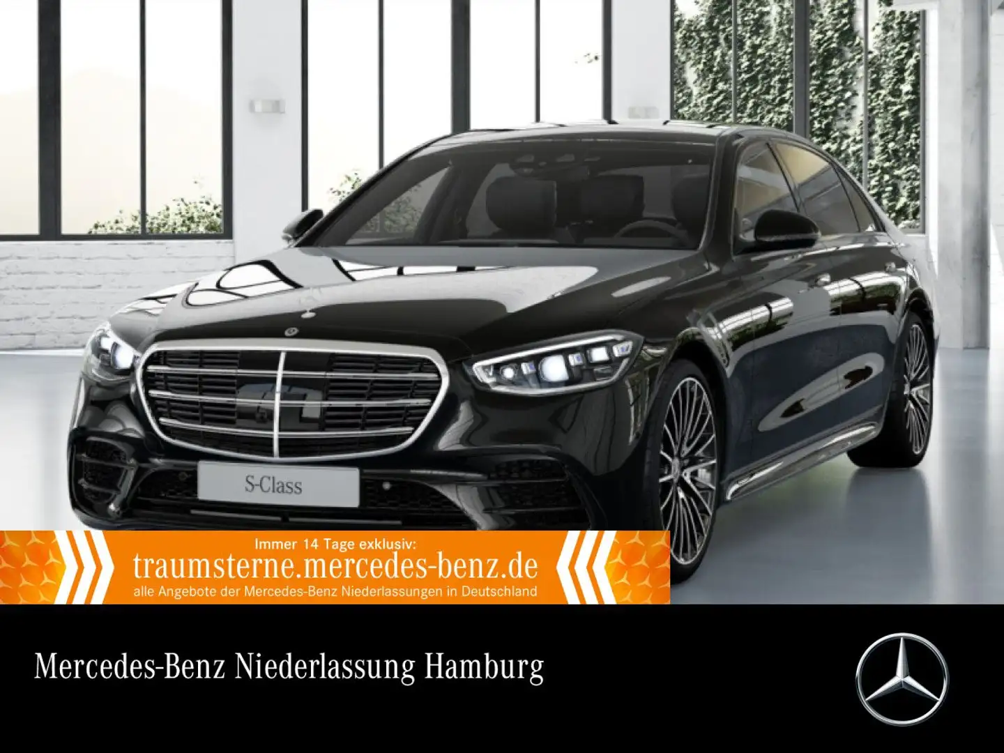 Mercedes-Benz S 350 d L 4M AMG+NIGHT+PANO+360+DIGITAL-L+STHZG Schwarz - 1