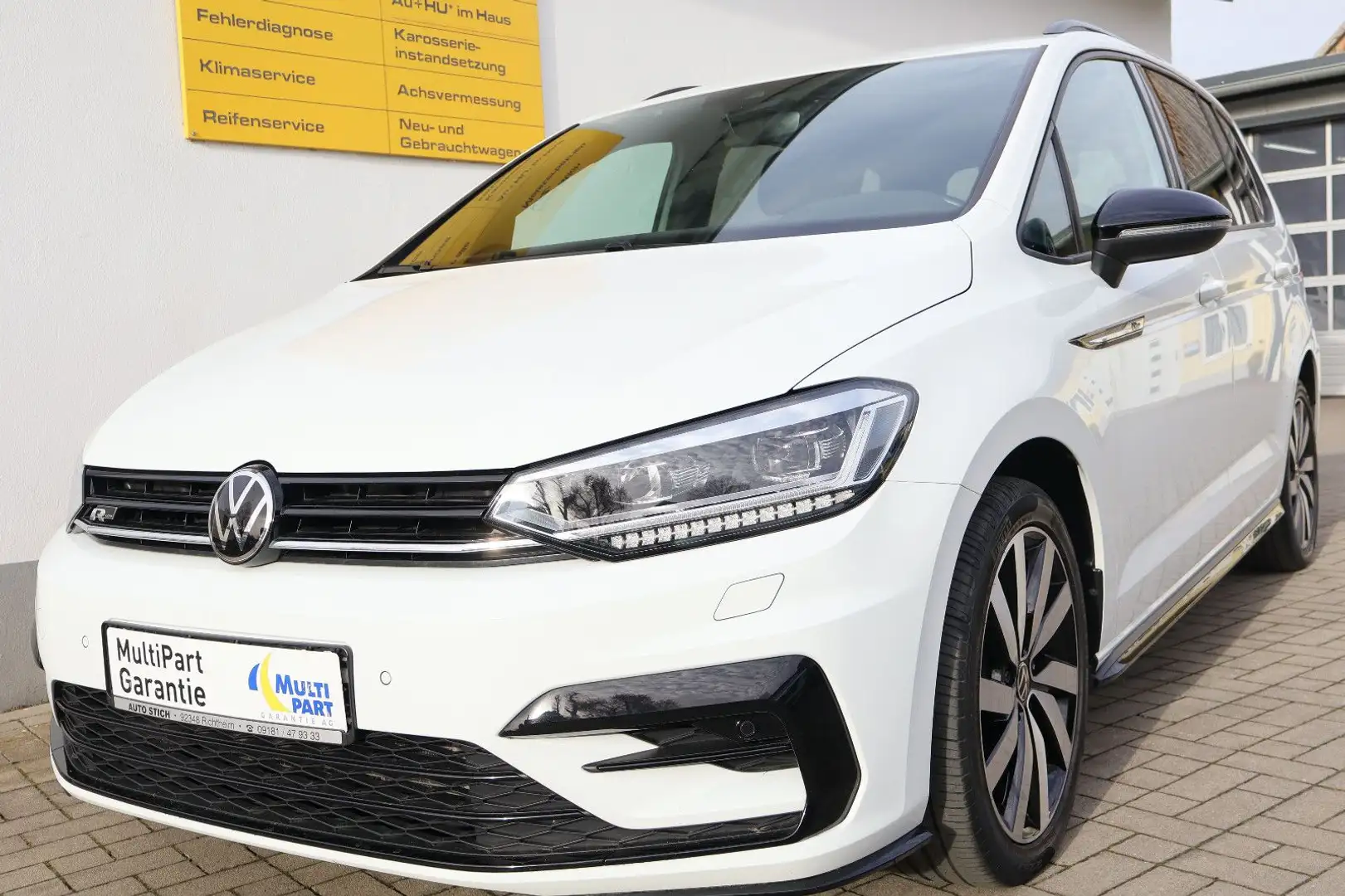 Volkswagen Touran Highline R-Line AHK/7-Stitzer/ACC/LED/DAB Weiß - 2