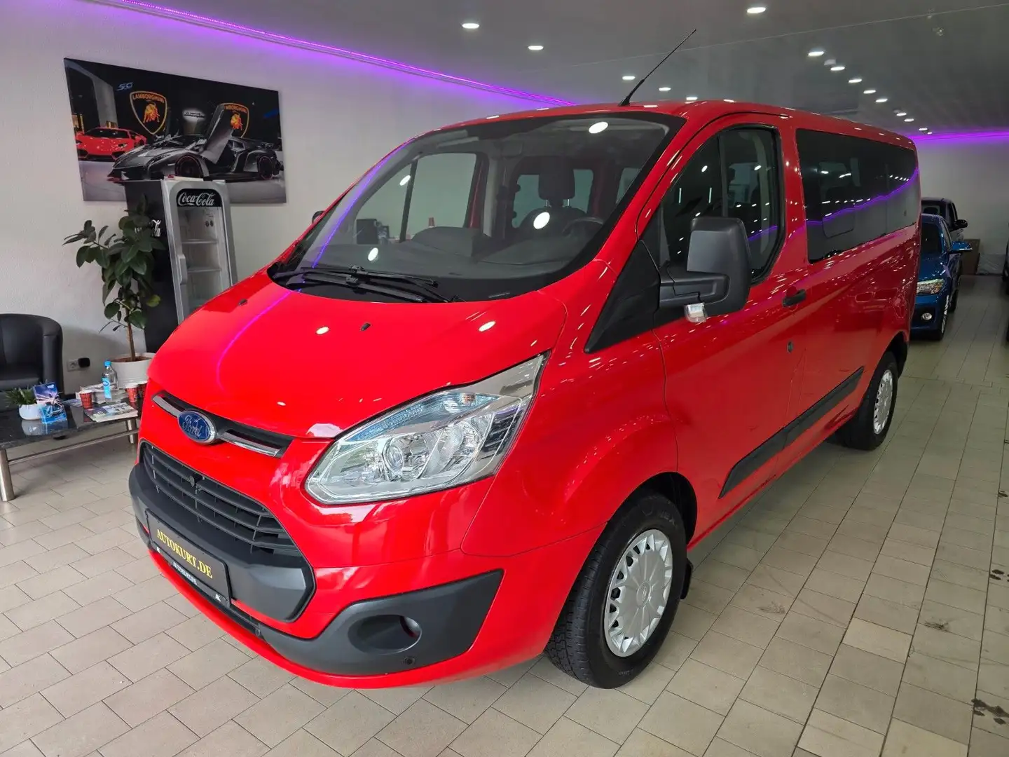 Ford Tourneo Custom Kombi 310 L1 Trend 8.Sitzer Rood - 1