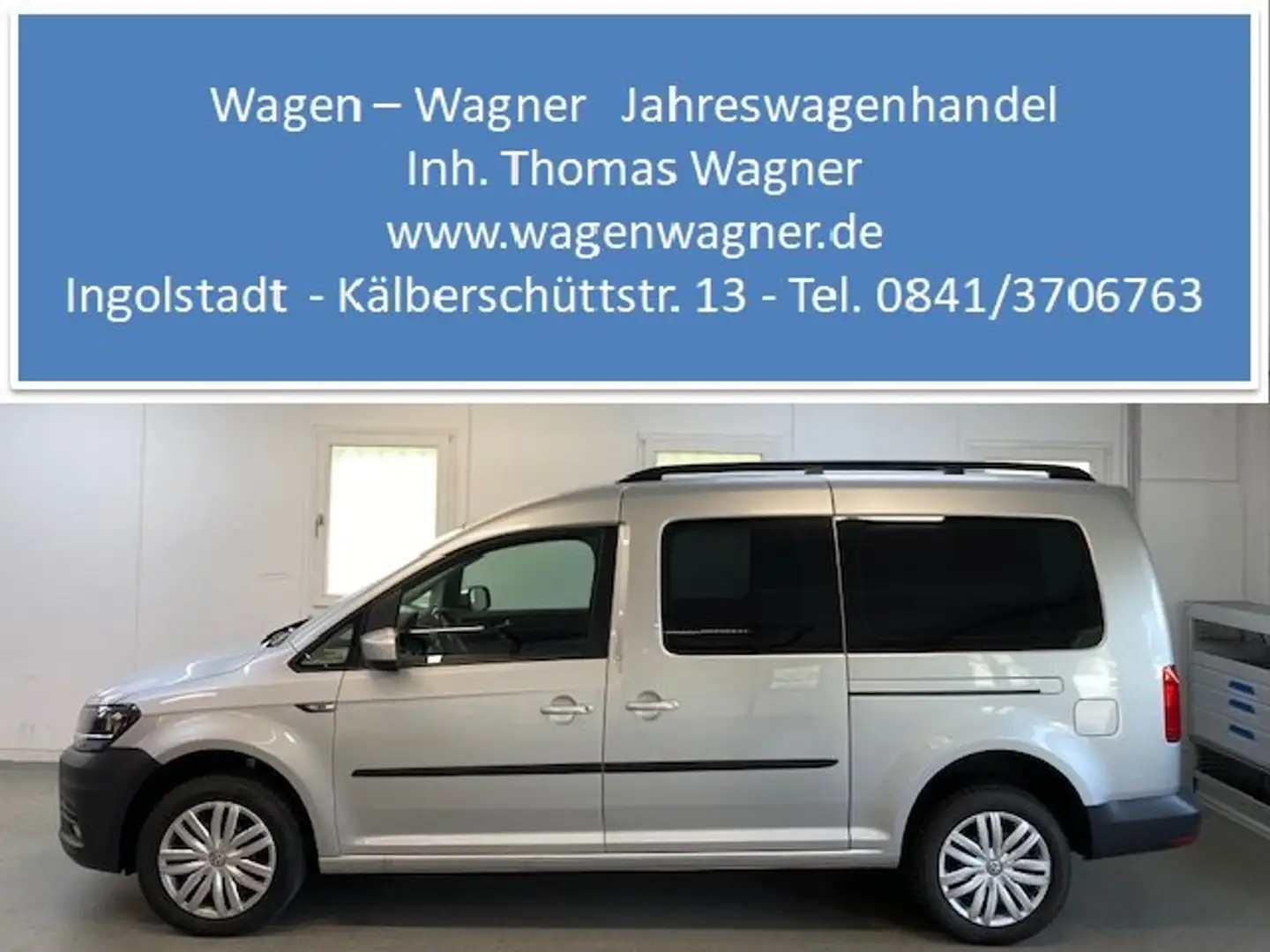 Volkswagen Caddy Maxi 4Motion 2.0 TDI 90KW 122PS Climatronic Navi Argent - 1