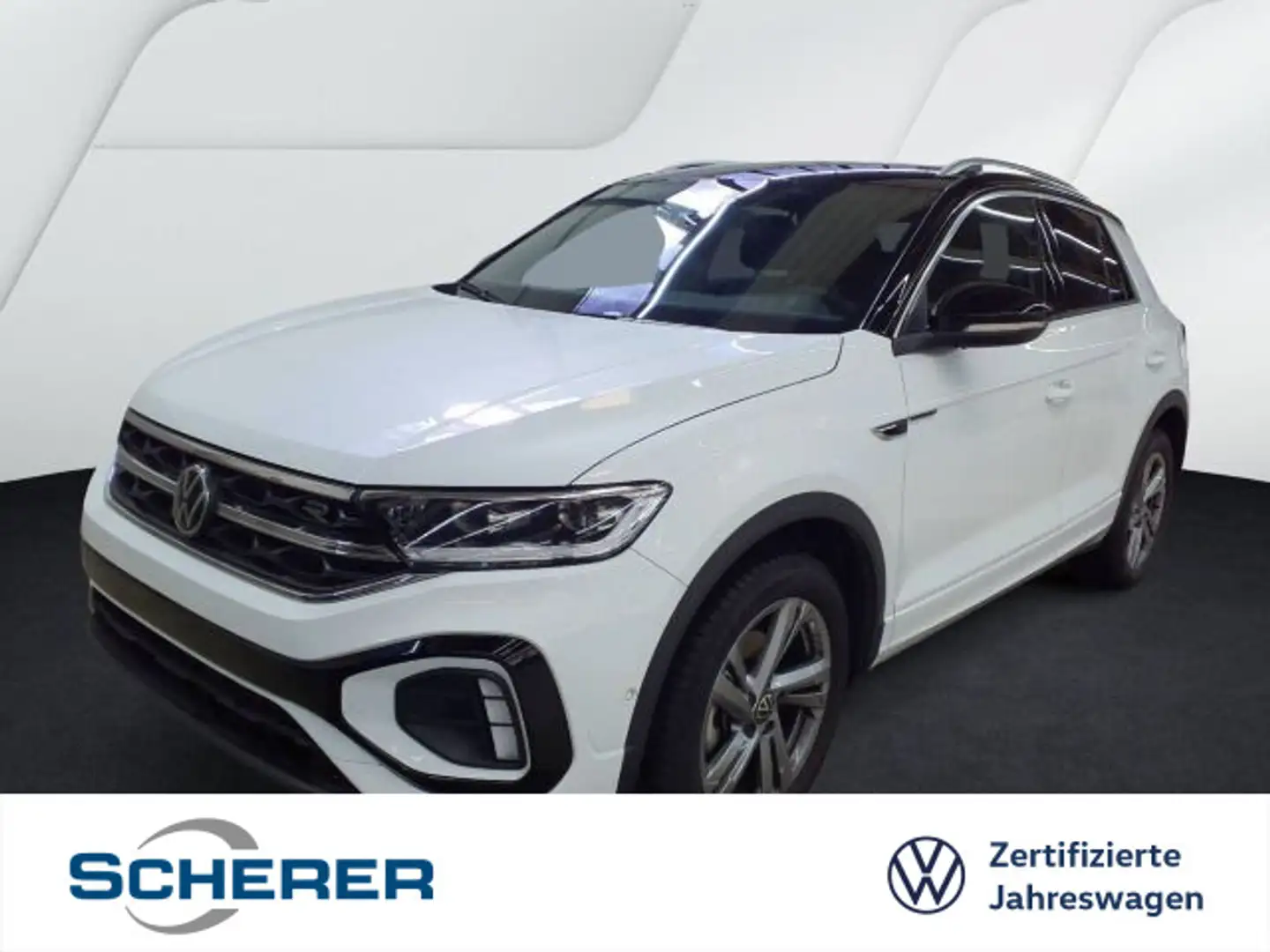 Volkswagen T-Roc R line 1.5 TSI DSG LED+ NAVI AHK RFK Blanc - 1