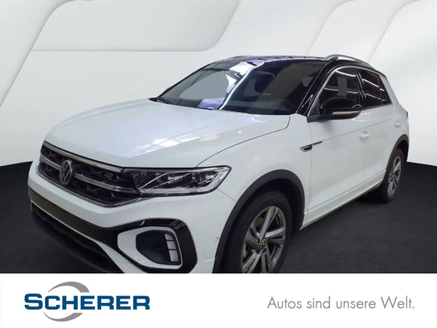 Volkswagen T-Roc R-Line 1.5 TSI DSG LED+ NAVI AHK RFK Weiß - 1