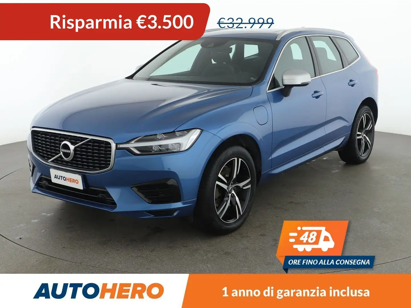 Volvo XC60 2.0 T8 Plug-in Hybrid R-Design AWD Blue - 1