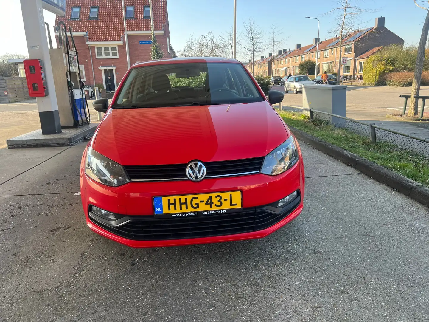 Volkswagen Polo 1.0 5 AIRCO-5 DEURS-E.RAMEN-BLUETOOTH-NIEUWE APK Rood - 1