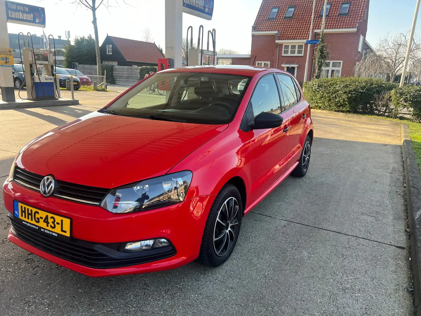 Volkswagen Polo 1.0 5 AIRCO-5 DEURS-E.RAMEN-BLUETOOTH-NIEUWE APK Rood - 2
