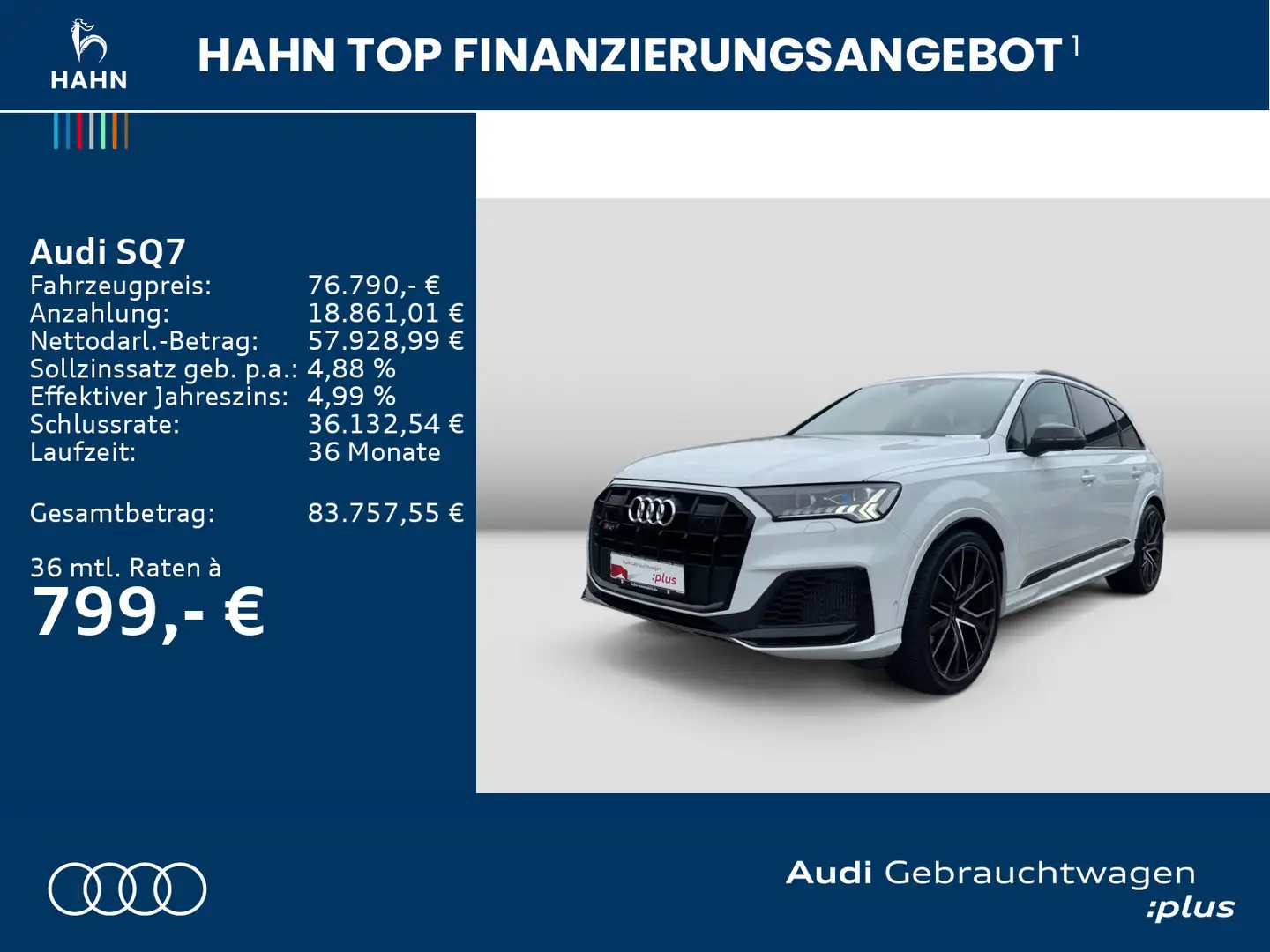 Audi SQ7 quattro tiptronic Matrix HUD AHK 360° Weiß - 2