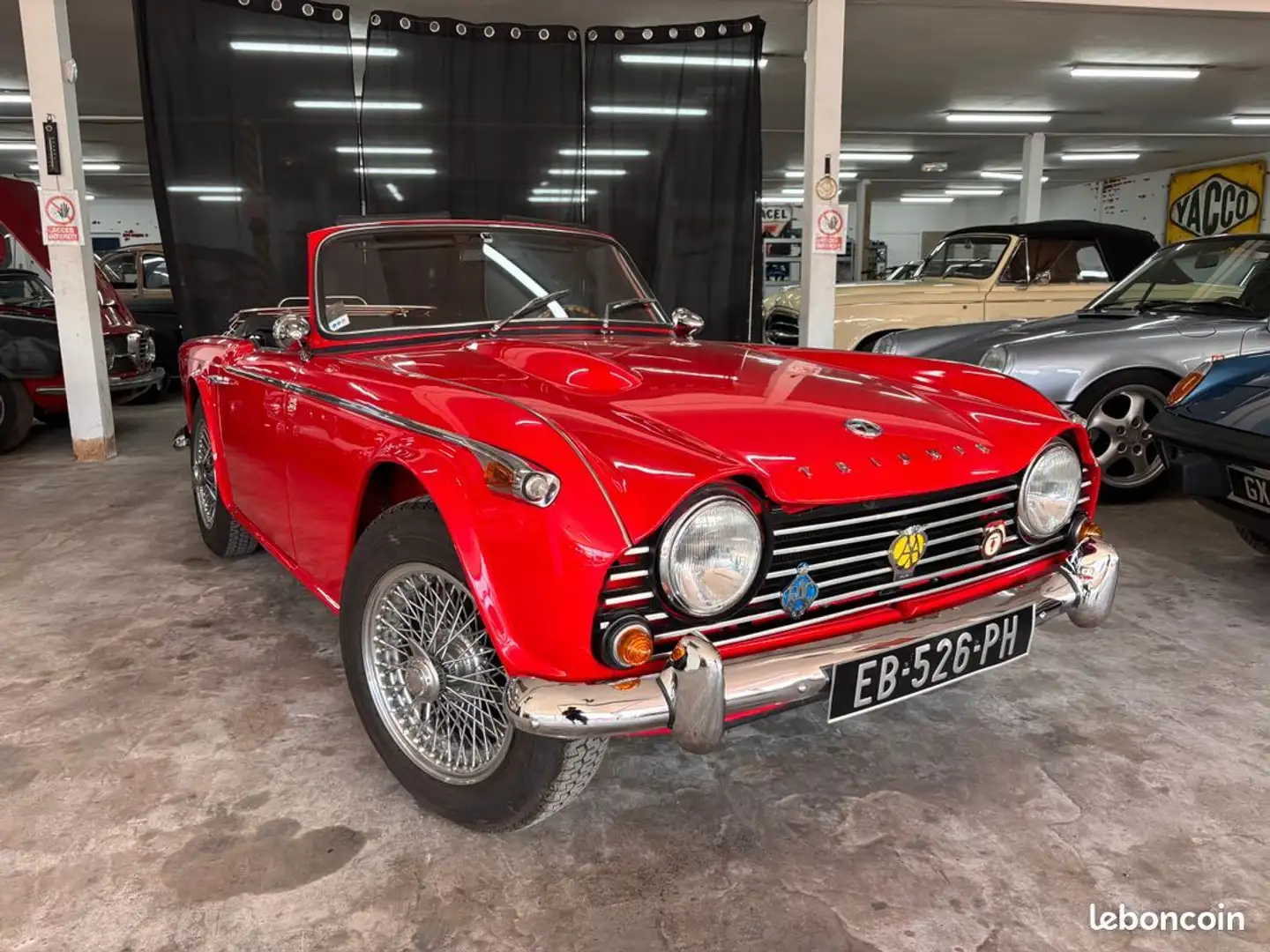 Triumph TR3 TR tr4 a irs overdrive Rouge - 1