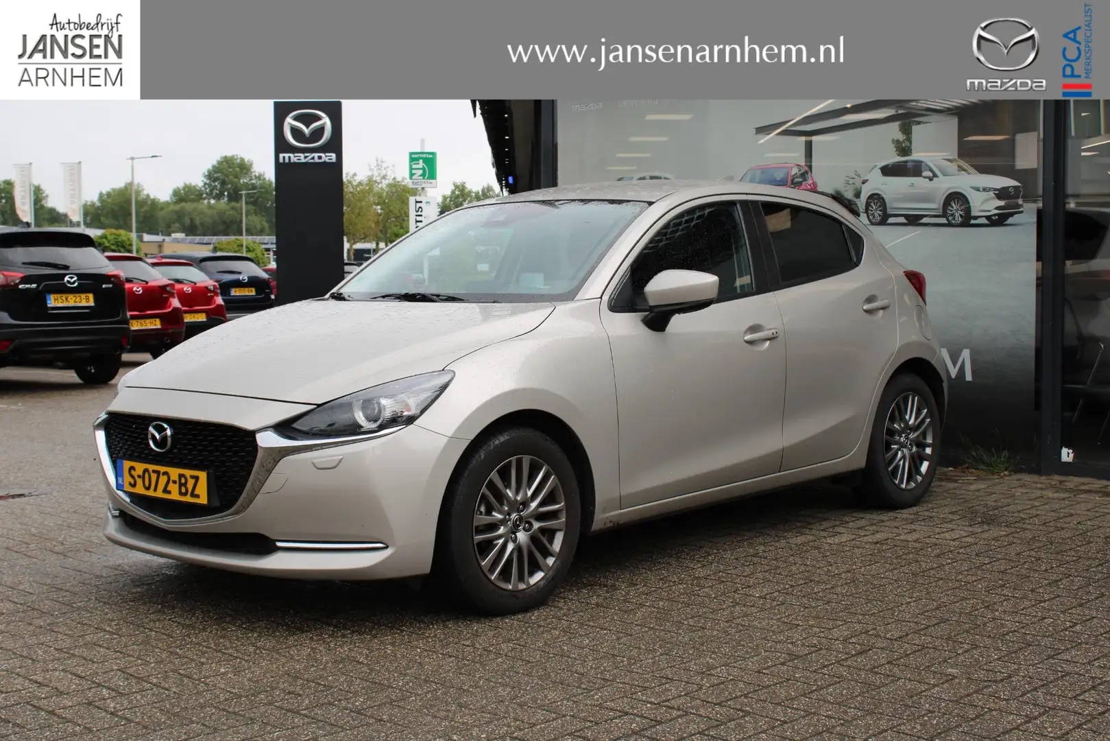 Mazda 2 1.5 Skyactiv-G Luxury + I- Activsense Pack, spoile Bruin - 1