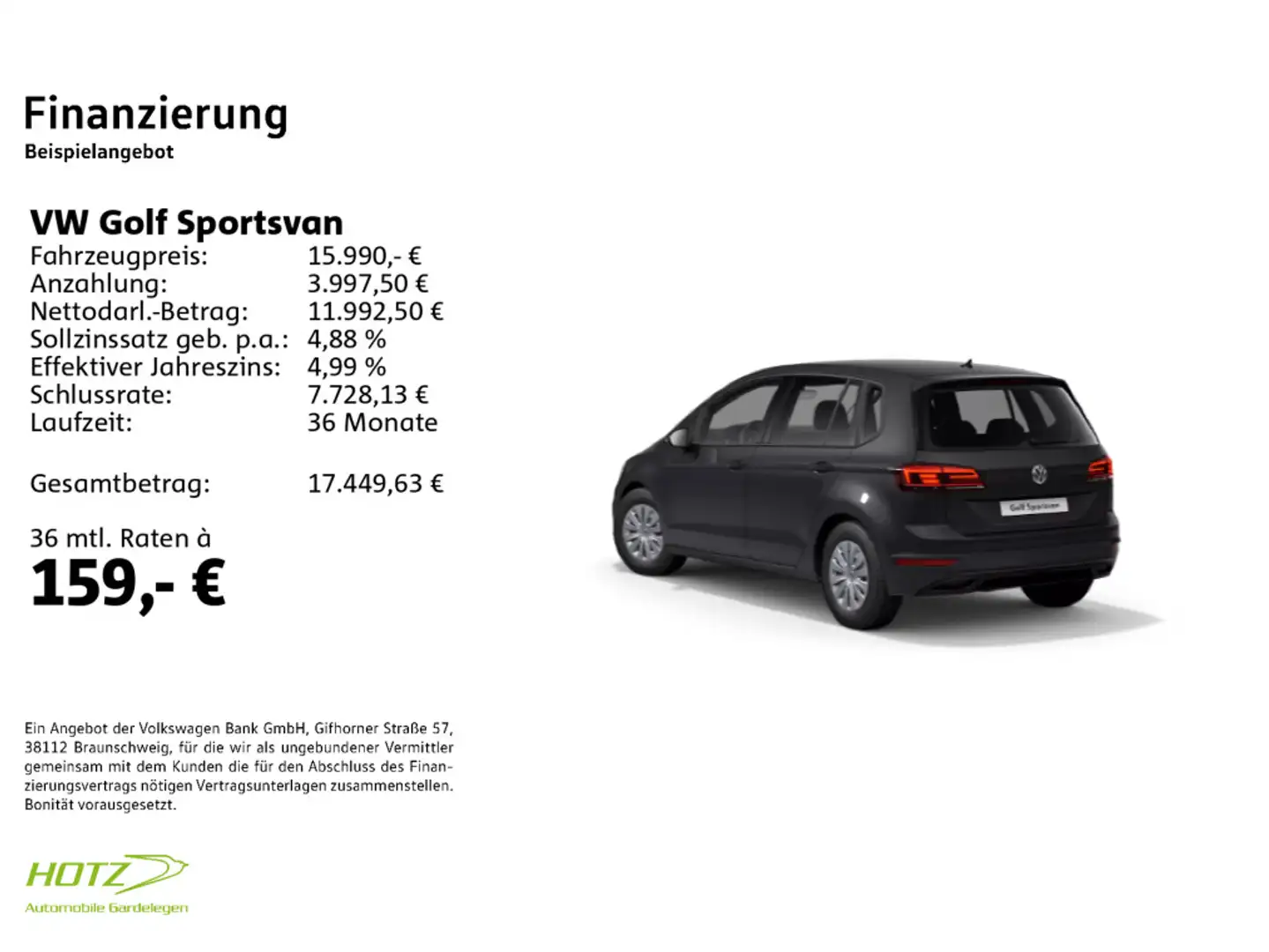 Volkswagen Golf Sportsvan 1.6 TDI Trendline PDC/SITZH/KLIMA Grau - 2