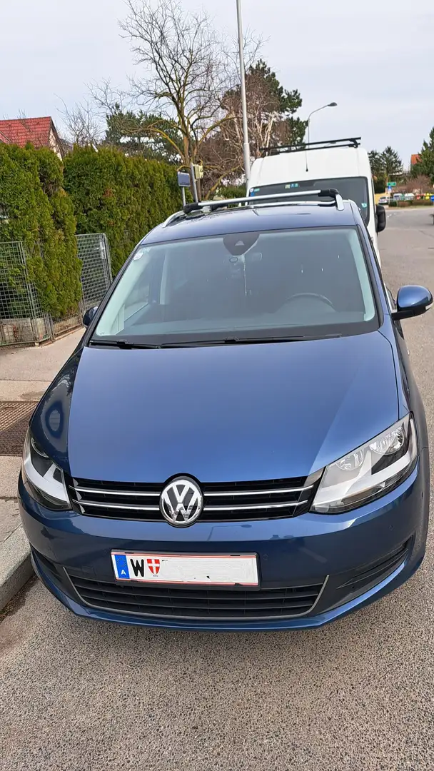 Volkswagen Sharan 7 Sitze, zu verkaufen, 2.0 TDI 110 kW, Ocean,Euro6 Blau - 1