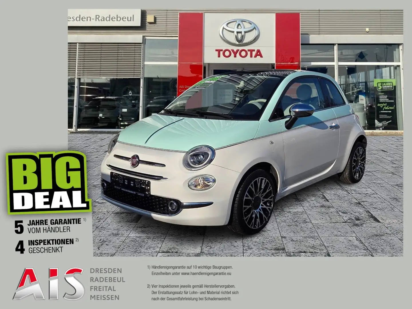 Fiat 500 1.2 8V Collezione Navi LM PDC Weiß - 1