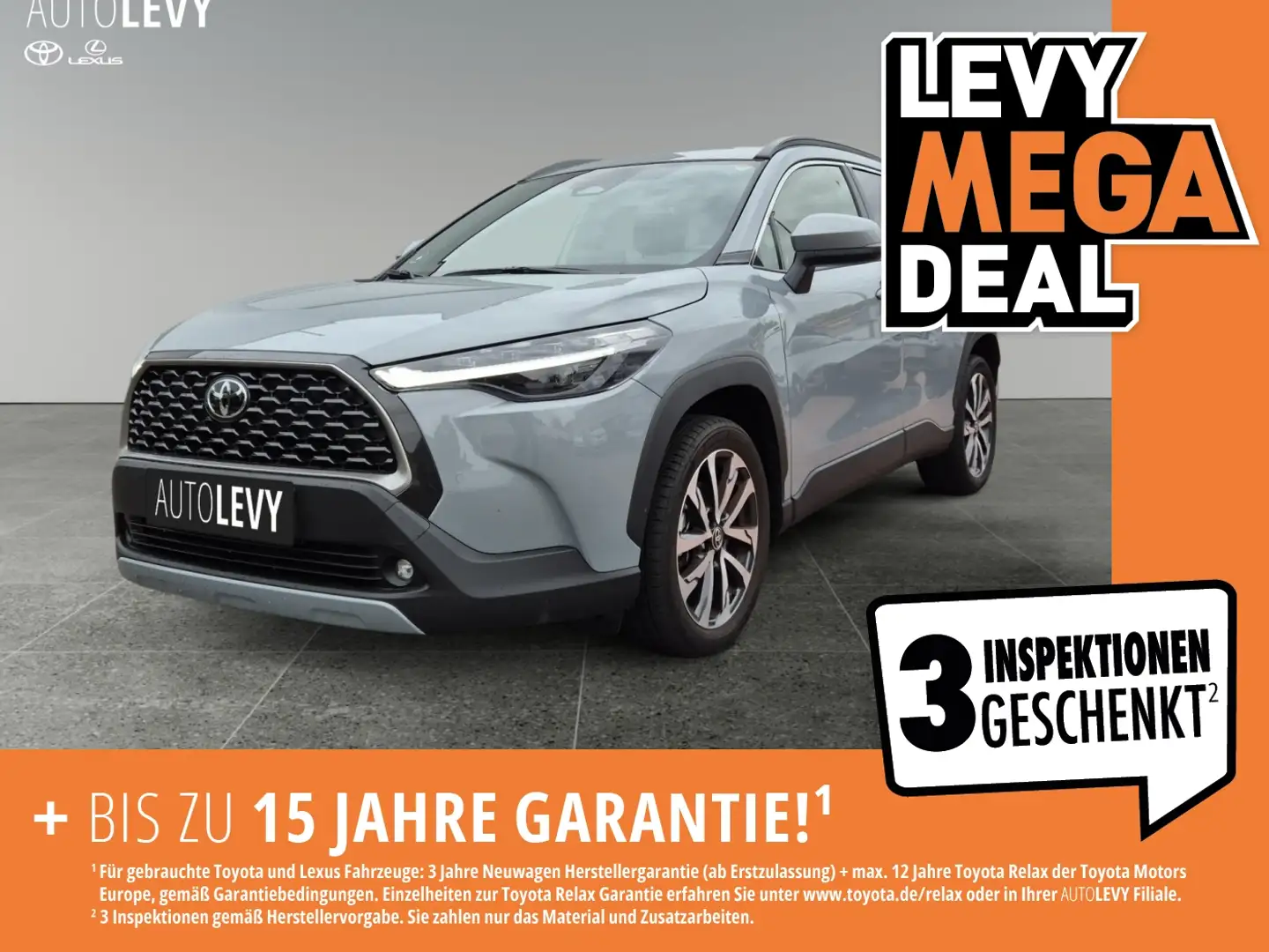 Toyota Corolla Cross Style 1.8 Hybrid *SHZ*NAVI*Carplay* Grau - 1