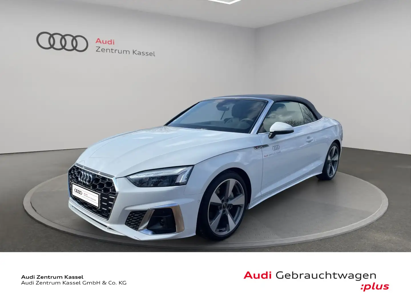 Audi A5 A5 Cabrio S line 40 TFSI qu. Matrix B&O Kam. Weiß - 1