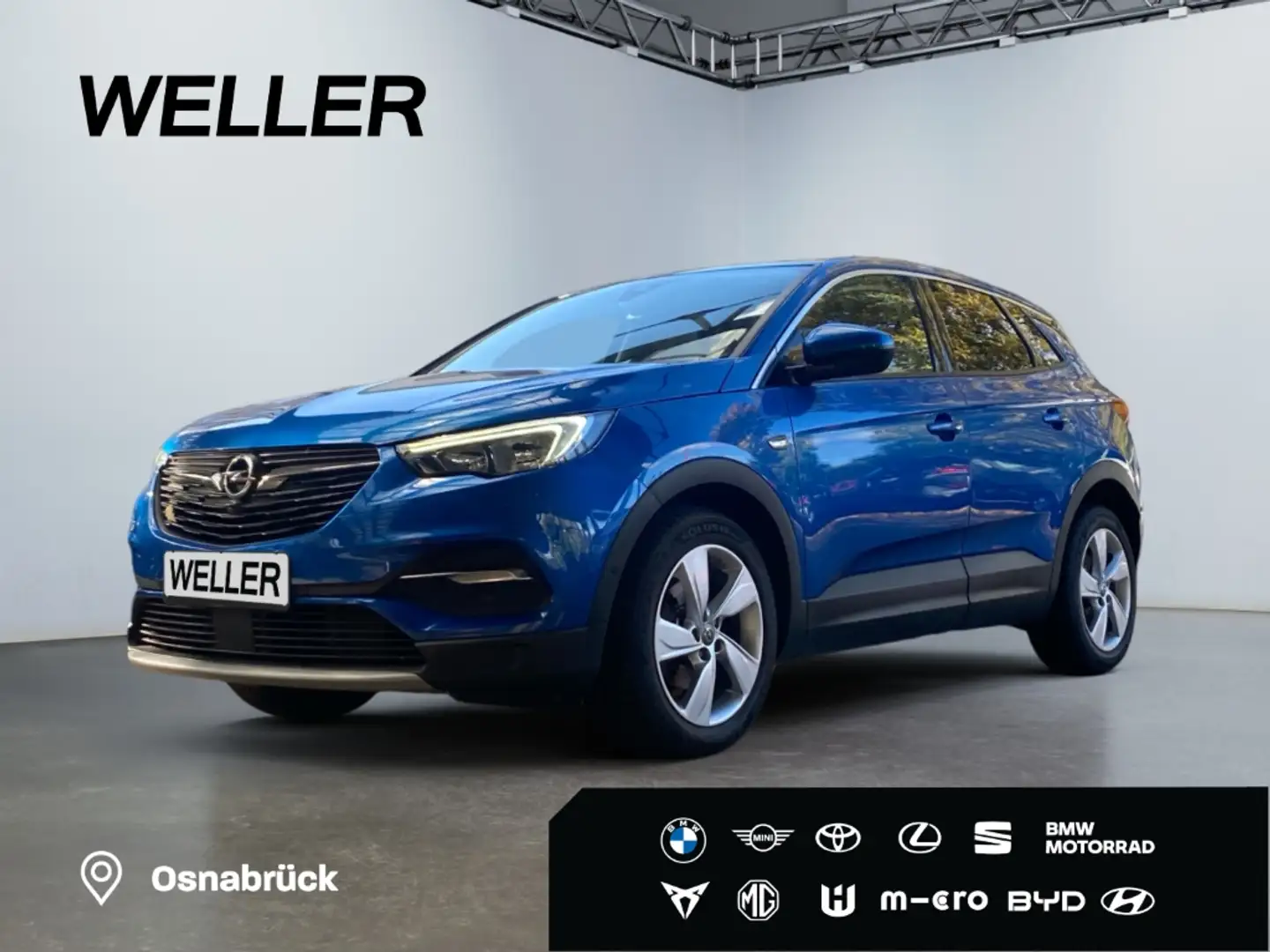 Opel Grandland X 2.0 D Automatik Business Innovation Bleu - 1