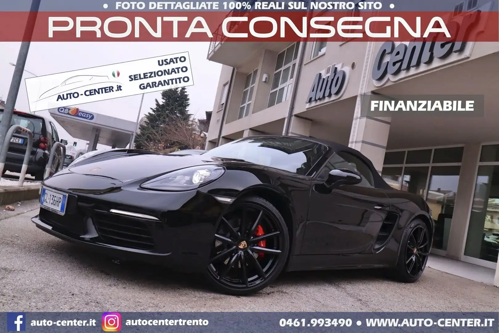 Porsche 718 Spyder 718 Boxster 2.0 MANUALE *111 PUNTI Schwarz - 1