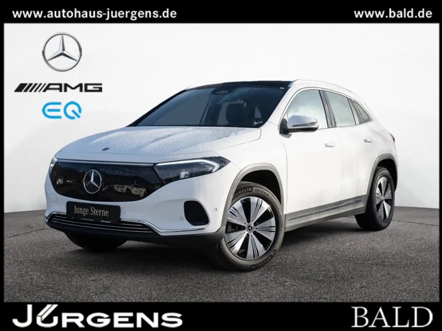 Mercedes-Benz EQA 300 4M Progressive/LED/Cam/Pano/AHK/Totw/18" Weiß - 1