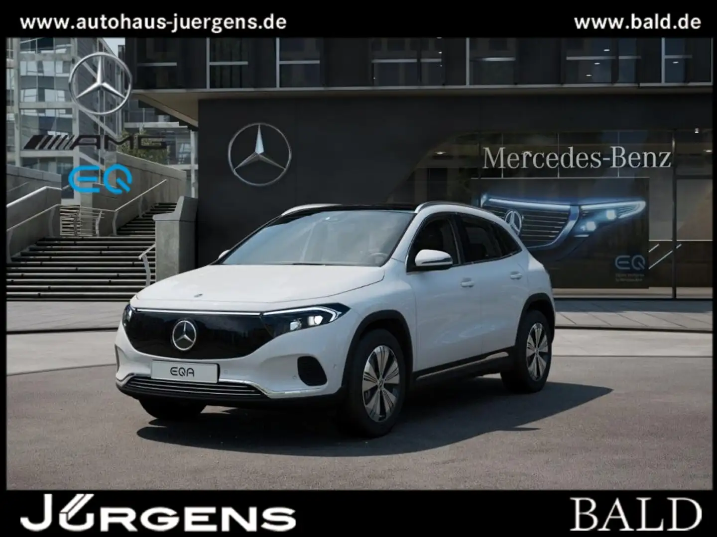 Mercedes-Benz EQA 300 4M Progressive/LED/Cam/Pano/AHK/Totw/18" Weiß - 1