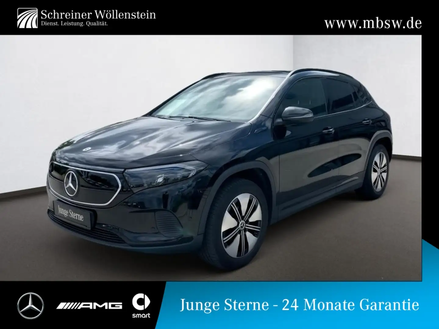 Mercedes-Benz EQA 250 *Pano*Night*Progressive*MBUX*RKam*PTS Noir - 1