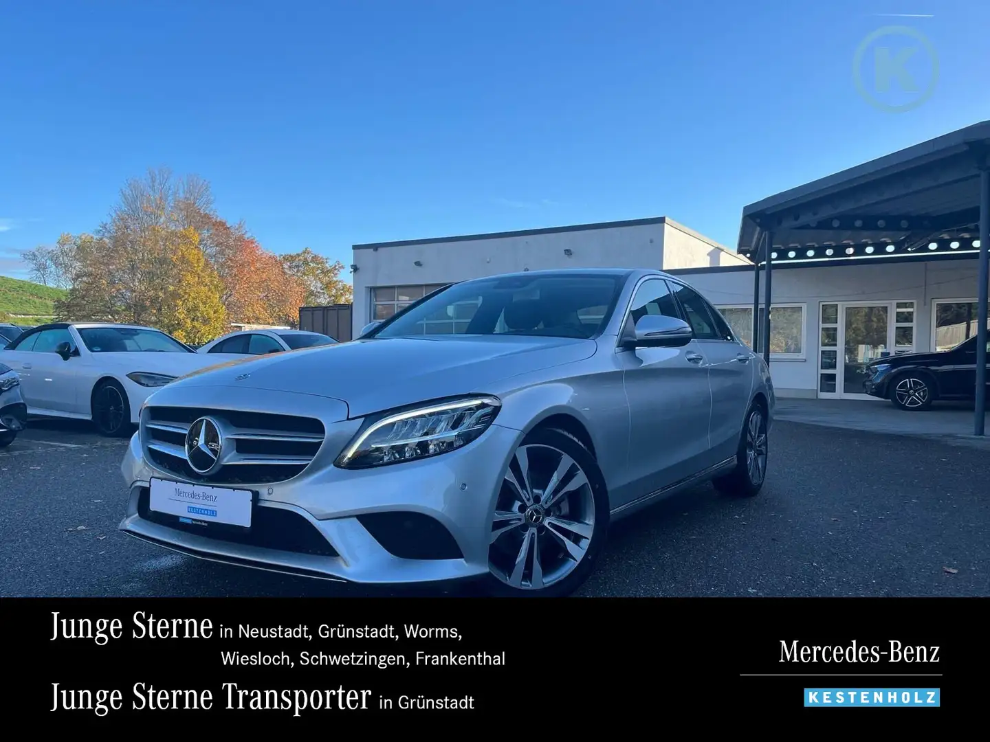 Mercedes-Benz C 200 C 200 AVANTGARDE+SCHIEBEDACH+KAMERA+TOTWINKEL Navi Argent - 1