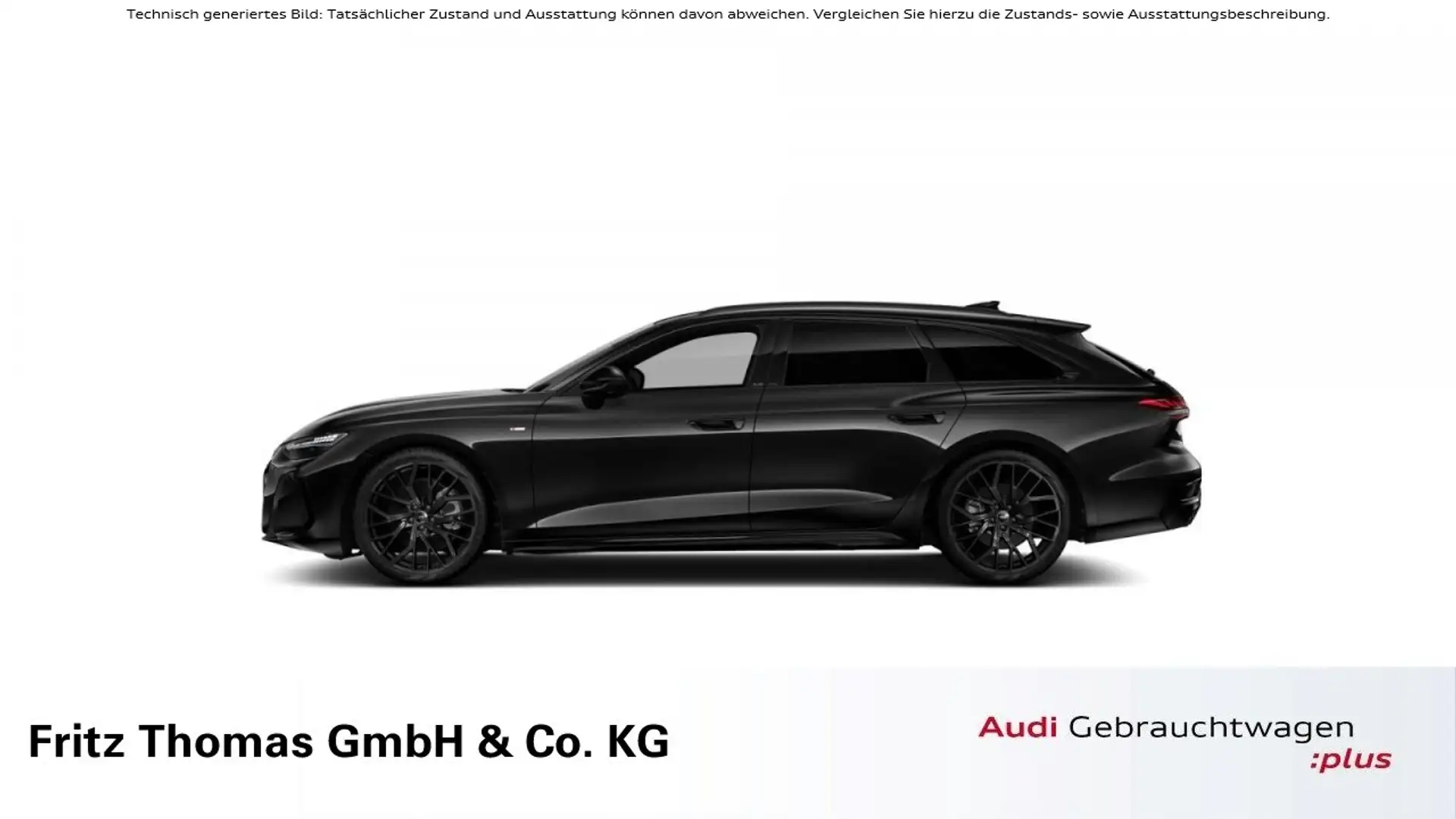 Audi A6 Avant TDI quattro S tronic edition one Intr. S lin Schwarz - 1