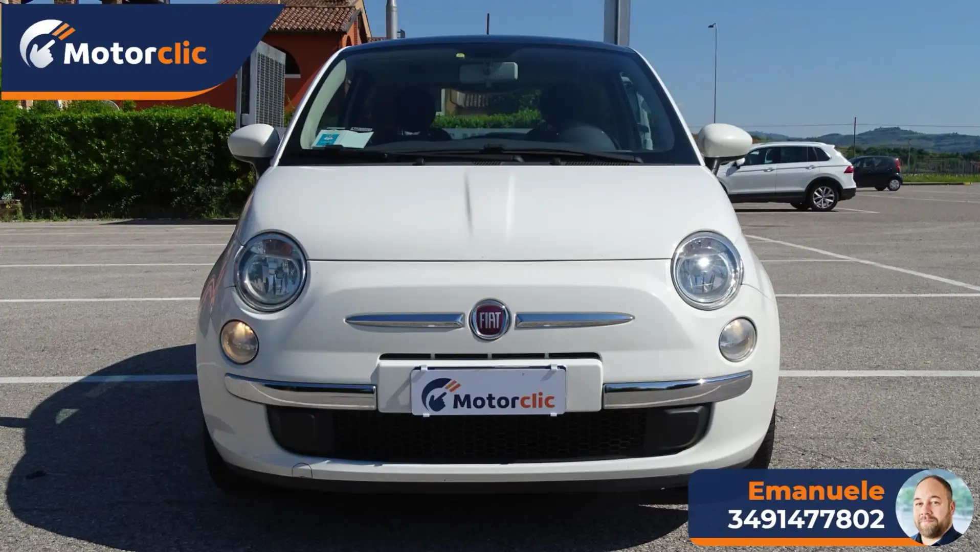 Fiat 500 1.2 Lounge 69cv my14 Weiß - 1