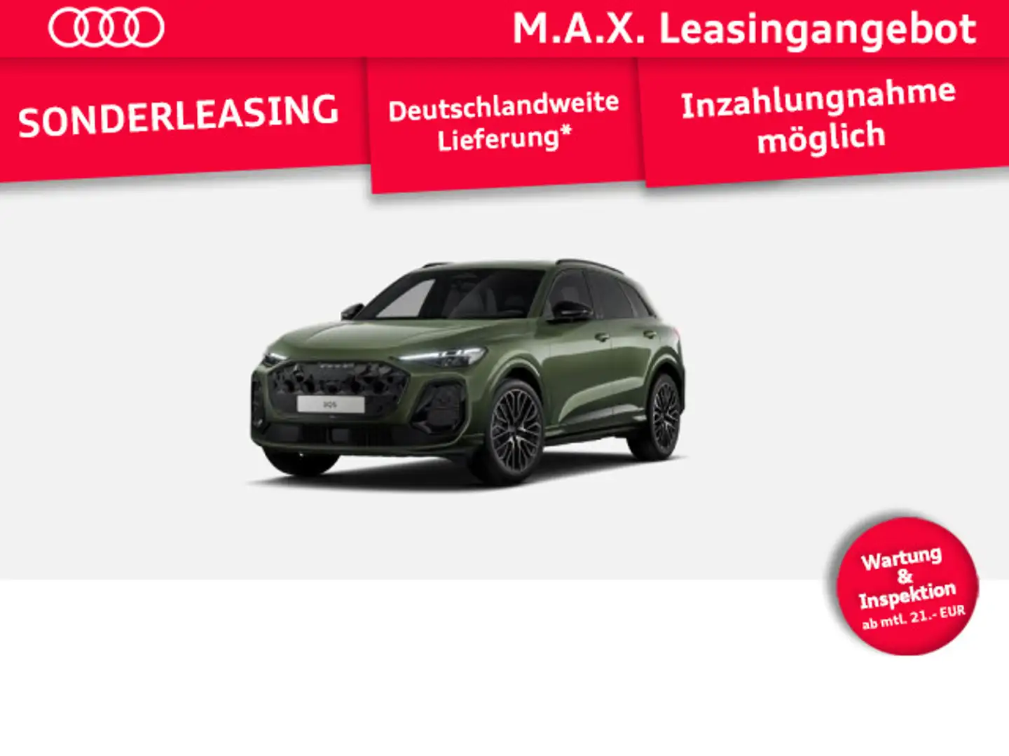 Audi SQ5 SUV TFSI quattro TECH PRO+MATRIX+AHK+PANO+ Verde - 1