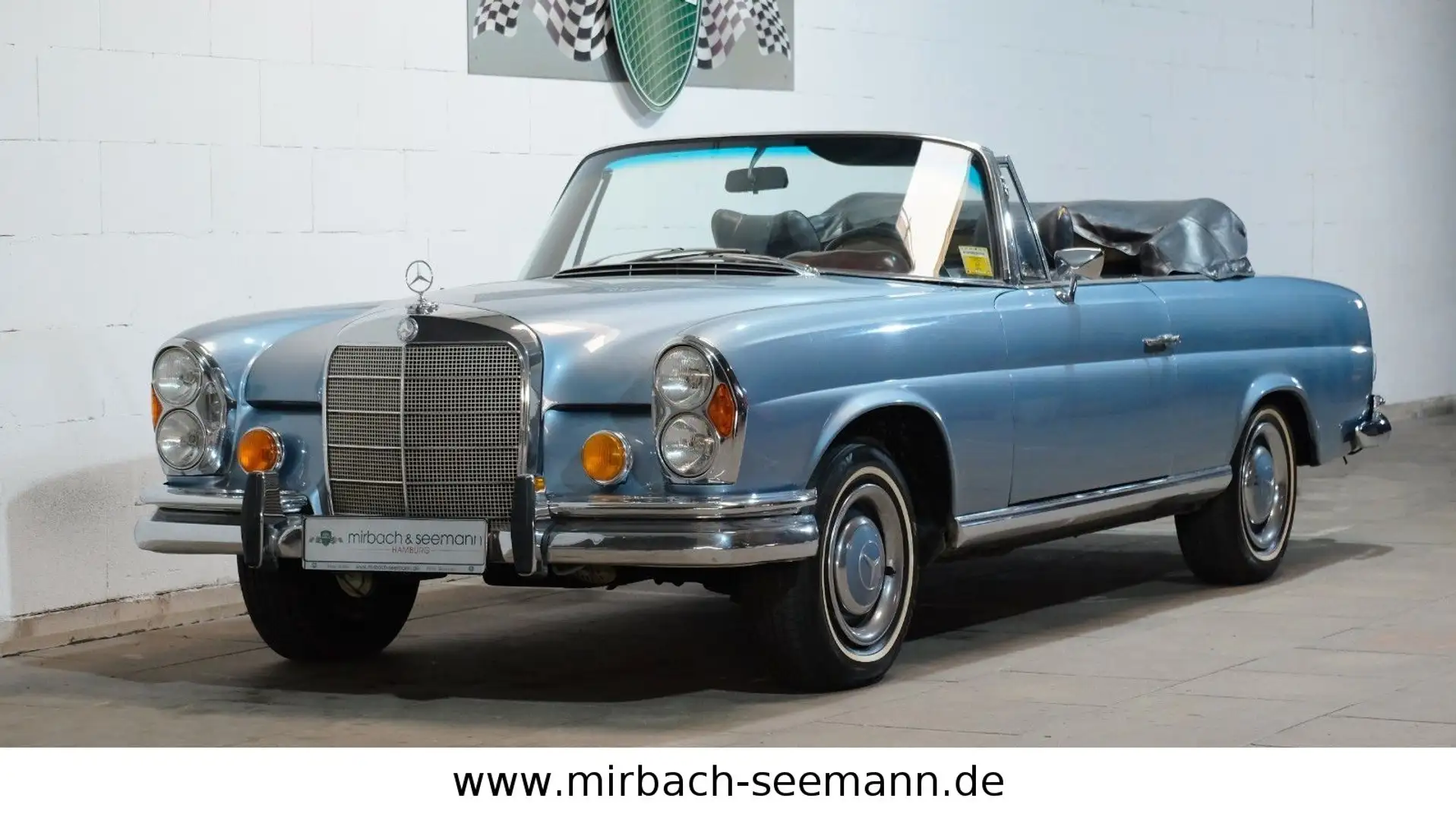 Mercedes-Benz 220 SE Cabrio, traumhafte Farbkombination Bleu - 1