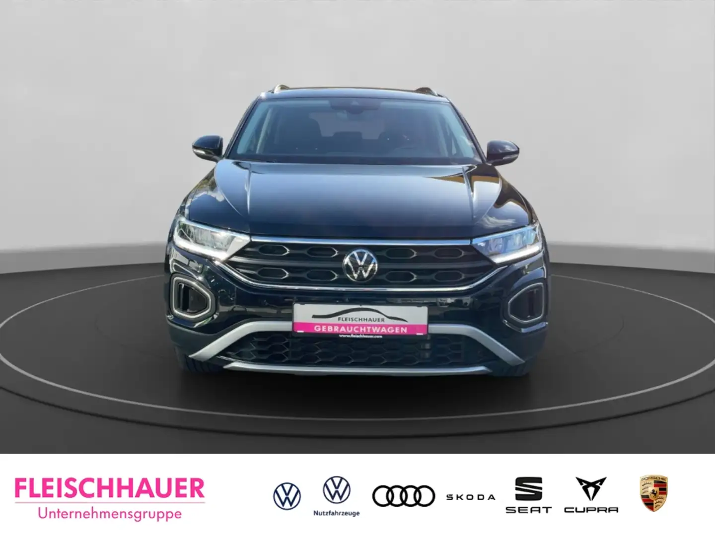 Volkswagen T-Roc 1.0 TSI Life Digitales Cockpit LED Apple CarPlay K Schwarz - 2