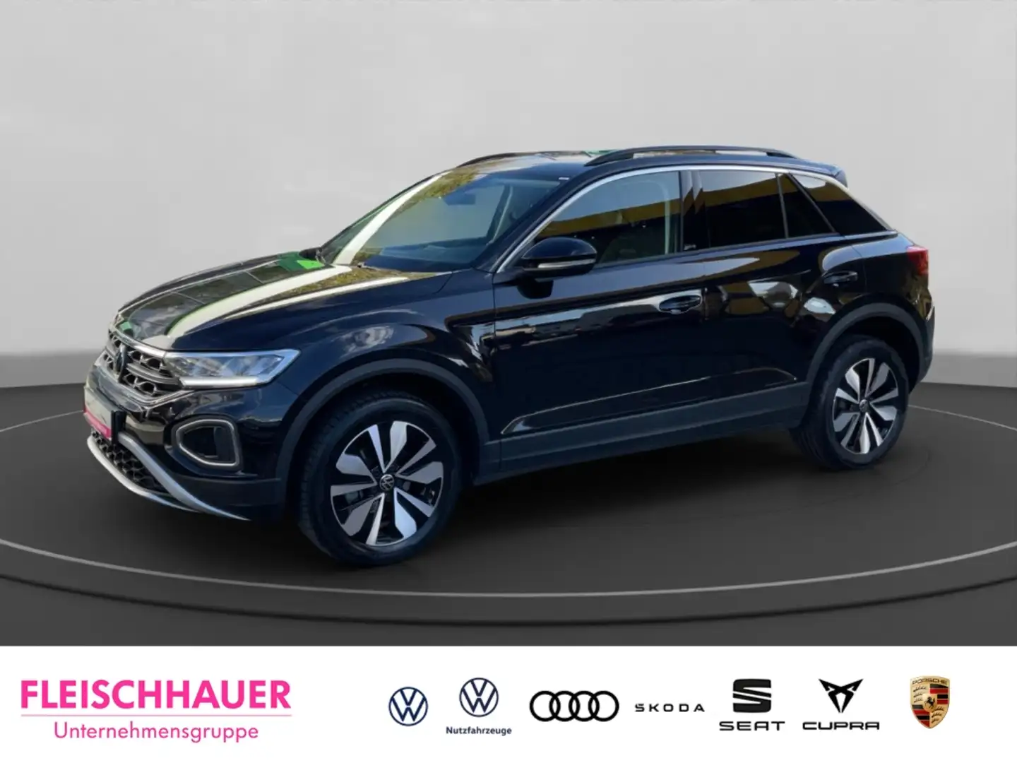 Volkswagen T-Roc 1.0 TSI Life Digitales Cockpit LED Apple CarPlay K Schwarz - 1